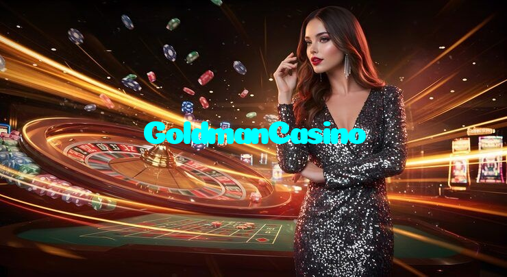 GoldmanCasino casino presented on mobile device in Pakistan with slots and live games
